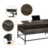 Cliff - 3 Piece Lift Top Coffee And End Table (Set of 2) - Brown - Image 5