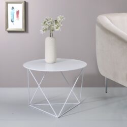 Epidia - Display & Utility Accent Table - White