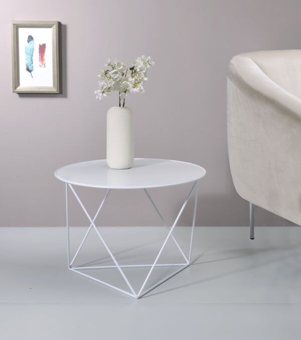 Epidia - Display & Utility Accent Table - White
