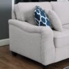Leo - 8 Piece Modular L-Shape Sectional Sofa And Ottoman - Light Gray - Image 8