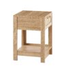 15.75" Rattan End Table With Drawer, Modern Nightstand, Side Table For Living Room, Bedroom - Natural - Image 10