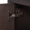 Bathroom Vanity Base Only, Solid Wood Frame And MDF Boards - Brown - Image 12