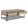 Brantley - Rectangular Coffee Table - Oak / Sandy Gray - Image 5