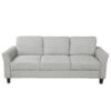 3 Seat Sofa Living Room Sofa - Light Gray - Image 2