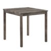 Lucian - 5 Piece Counter Height Pub Table With Tufted Linen Stools (Set of 5) - Creamy White - Image 2