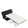 Twin Size Folding Ottoman Sleeper Bed With Mattress Convertible Guest Bed - Black - Image 14