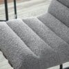 Lahni - Boucle Fabric Counter Height Chair - Gray - Image 4