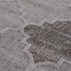 Guros - 2' X 8' Trellis Indoor / Outdoor Area Rug - White / Gray - Image 3