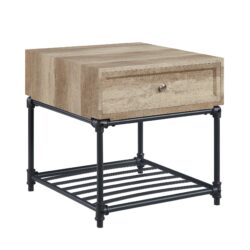 Brantley - End Table - Oak / Sandy Gray