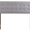 Stylish Casual Headboard - Light Gray - Image 2
