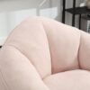 Bedding Bean Bag Sofa Chair High Pressure Foam Bean Bag Chair Adult Material With Padded Foam Padding Compressed Bean Bag With Footrest - Pink - Image 6