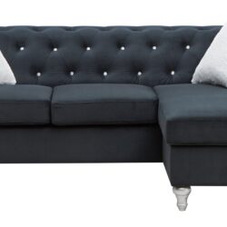 Raisa - Sofa Chaise - Black