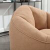 Bedding Bean Bag Sofa Chair High Pressure Foam Bean Bag Chair Adult Material With Padded Foam Padding Compressed Bean Bag With Footrest - Tan - Image 15