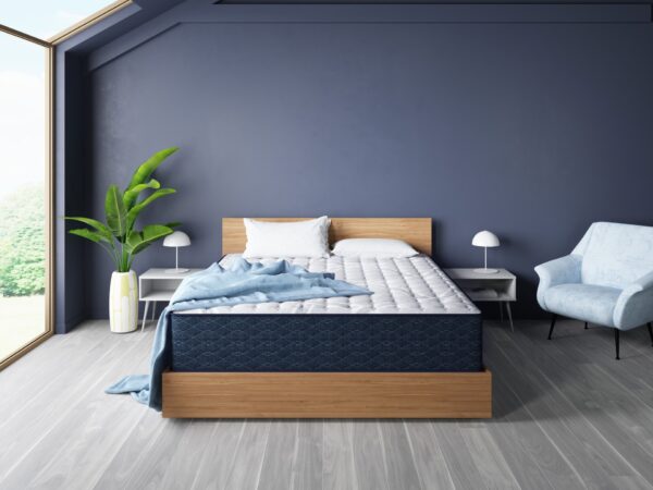 California King Plush Mattress ComfortCare Hybrid CosmoRest - Gray Mix