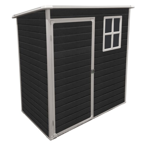 Outdoor Storage Shed Kit Perfect To Store Patio Furniture - Black