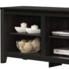 Benito - TV Stand With Open Shelves And Cable Management - Black - Image 4