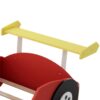 Twin Size Race Car-Shaped Platform Bed With Wheels - Red - Image 6