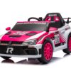 12V4A 20W*2 One Button Start, Forward And Backward, High And Low Speed, Music, Front Light, Power Display, Two Doors Can Open, 2.4G R / C, Seat Belt Four Wheel Absorber Kids Ride On Car - Pink - Image 7