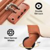 3 Piece Luggage Set Hardside Spinner Suitcase With Tsa Lock 20" 24" 28" Available - Antique White - Image 4