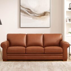 Brookfield - Leather Sofa - Brown