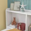 Twin Bed With Bookcase - White - Image 4