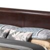 King Bed Panel Sleigh - Cappuccino - Image 3