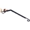 Handrails For Outdoor Steps, Fit 3 Or 4 Steps Outdoor Stair Railing, Picket#3 Wrought Iron Handrail, Flexible Porch Railing, Transitional Handrails For Concrete Steps Or Wooden Stairs - Black - Image 3