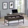Cliff - 3 Piece Lift Top Coffee And End Table (Set of 2) - Brown - Image 6