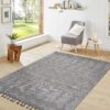 Guros - 4' X 6' Traditional Indoor / Outdoor Area Rug - White - Image 2