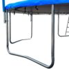 Trampoline For Adults & Kids With Basketball Hoop, Outdoor Trampolines With Ladder And Safety Enclosure Net For Kids And Adults - Blue - Image 5