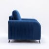 Wenona - Velvet 3 Pieces Living Room Set - Blue - Image 7