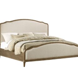 Ludin - King Upholstered Bed - Brown