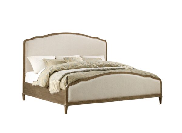 Ludin - King Upholstered Bed - Brown