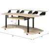 Eleazar - Music Recording Studio Desk - Oak - Image 8