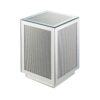 Noralie - Mirrored Faux Dimaonds Accent Table - Silver - Image 2