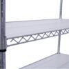 18" 6 Tier 6000Lbs Capacity Nsf Metal Shelf Wire Shelving Unit, Heavy Duty Adjustable Storage Rack With Wheels & Shelf Liners For Commercial Grade Utility Steel Storage Rack - Chrome - Image 7