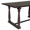 6 Piece Dining Table And Chair Set With Special-Shaped Legs And Foam-Covered Seat Backs&Cushions For Dining Room - Espresso - Image 8