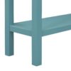 Rustic Entryway Console Table Long Sofa Table With Two Different Size Drawers And Bottom Shelf For Storage - Turquoise Green - Image 17