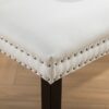 Nikki - Modern, High-End Tufted Solid Wood Contemporary And Velvet Upholstered Dining Chair With Wood Legs Nailhead Trim (Set of 2) - White / Pink - Image 13