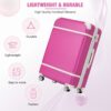 Hardshell Luggage With Tsa Lock, 28" Expandable Lightweight Suitcase With Spinner Wheels, Single Vintage Luggage - Pink - Image 3