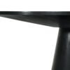 Jasper - 5 Piece Wide Contemporary Round Dining Table Set With Chairs - Black - Image 6