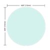 28" Round Tempered Glass Table Top Clear Glass 1 / 2" Thick Beveled Polished Edge - Transparent - Image 5