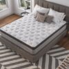 12" King Diamond Innerspring Hybrid And Cooling Gel Memory Foam Mattress, High Quality, Pressure Relief, And Motion Isolation, Certipur-Us And Oeko Tex Certified - Gray - Image 2