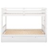Twin Over Pull-Out Bunk Bed With Trundle - White - Image 11