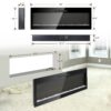 60" Electric Fireplace, Recessed And Wall Mounted Fireplace - Antique Black - Image 12