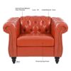 1 Seater Sofa For Living Room - Orange - Image 13