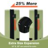 Hardshell Luggage Sets 3 Pieces Contrast Color Suitcase With Spinner Wheels And Tsa Lock 20" 24" 28" Available - Light Green - Image 17