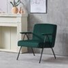 Cloth Leisure - Metal Frame Recliner, For Living Room And Bedroom - Green - Image 17