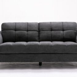 Callie - Woven Fabric Sofa - Gray