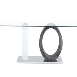 Royce - Dining Table Ecom - White / Gray
